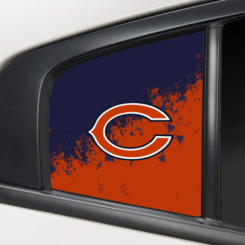 Chicago Bears NFL Rear Side Quarter Window Vinyl Decal Stickers Fits Dodge Charger
