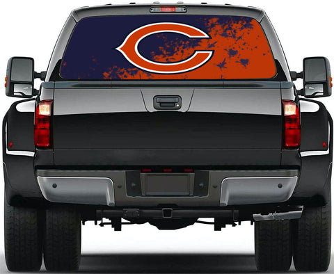 Chicago Bears NFL Truck SUV Decals Paste Film Stickers Rear Window
