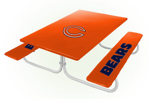 Chicago Bears NFL Picnic Table Bench Chair Set Outdoor Cover