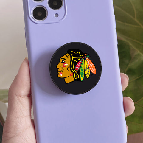 Chicago Blackhawks NHL Pop Socket Popgrip Cell Phone Stand Airpop