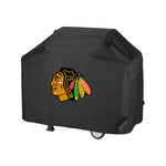 Chicago Blackhawks NHL BBQ Barbeque Outdoor Black Waterproof Cover