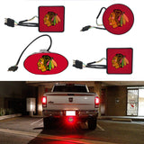 Chicago Blackhawksg NHL Hitch Cover LED Brake Light for Trailer