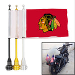 Chicago Blackhawks NHL Motocycle Rack Pole Flag