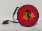 Chicago Blackhawksg NHL Hitch Cover LED Brake Light for Trailer