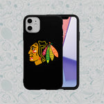 Phone Case Rubber Plastic NHL-Chicago Blackhawks Print