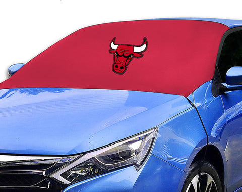 Chicago Bulls NBA Car SUV Front Windshield Snow Cover Sunshade