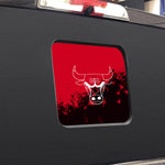 Chicago Bulls NBA Rear Back Middle Window Vinyl Decal Stickers Fits Dodge Ram GMC Chevy Tacoma Ford