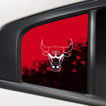 Chicago Bulls NBA Rear Side Quarter Window Vinyl Decal Stickers Fits Dodge Charger