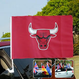 Chicago Bulls NBA Car Window Flag