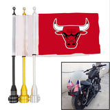 Chicago Bulls NBA Motocycle Rack Pole Flag