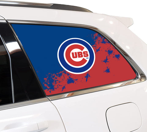 Chicago Cubs MLB Rear Side Quarter Window Vinyl Decal Stickers Fits Jeep Grand