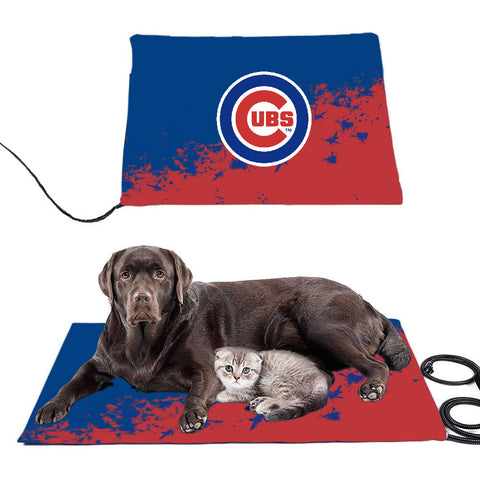 Chicago Cubs MLB Pet Heating Pad Constant Heated Mat