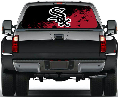 Chicago White Sox MLB Truck SUV Decals Paste Film Stickers Rear Window