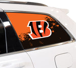 Cincinnati Bengals NFL Rear Side Quarter Window Vinyl Decal Stickers Fits Jeep Grand