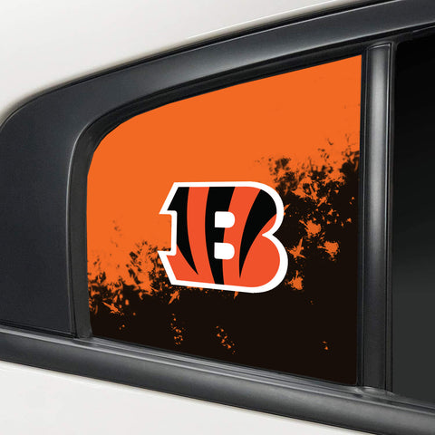 Cincinnati Bengals NFL Rear Side Quarter Window Vinyl Decal Stickers Fits Dodge Charger