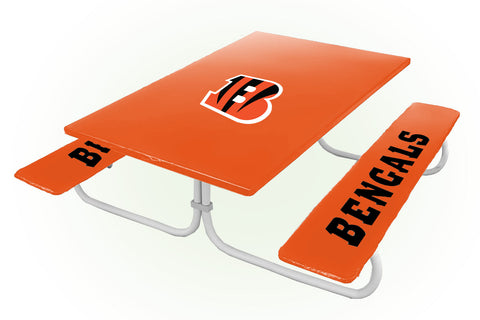 Cincinnati Bengals NFL Picnic Table Bench Chair Set Outdoor Cover