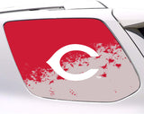 Cincinnati Reds MLB Rear Side Quarter Window Vinyl Decal Stickers Fits Toyota 4Runner