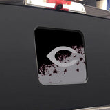 Cincinnati Reds MLB Rear Back Middle Window Vinyl Decal Stickers Fits Dodge Ram GMC Chevy Tacoma Ford