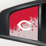 Cincinnati Reds MLB Rear Side Quarter Window Vinyl Decal Stickers Fits Dodge Charger