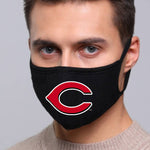 Cincinnati Reds MLB Face Mask Cotton Guard Sheild 2pcs