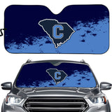 Citadel Bulldogs NCAA Car Windshield Sun Shade Universal Fit Sunshade