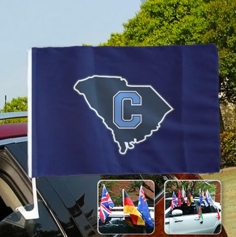 Citadel Bulldogs NCAAB Car Window Flag