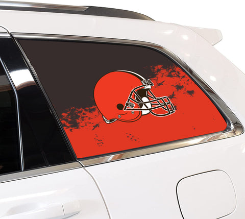 Cleveland Browns NFL Rear Side Quarter Window Vinyl Decal Stickers Fits Jeep Grand