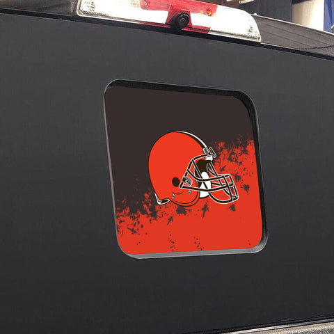 Cleveland Browns NFL Rear Back Middle Window Vinyl Decal Stickers Fits Dodge Ram GMC Chevy Tacoma Ford