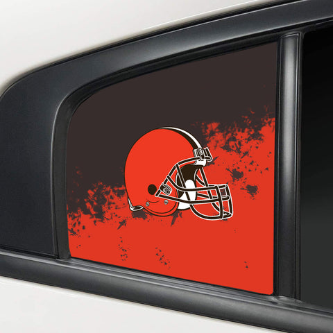 Cleveland Browns NFL Rear Side Quarter Window Vinyl Decal Stickers Fits Dodge Charger