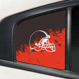 Cleveland Browns NFL Rear Side Quarter Window Vinyl Decal Stickers Fits Dodge Charger