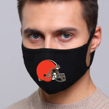 Cleveland Browns NFL Face Mask Cotton Guard Sheild 2pcs