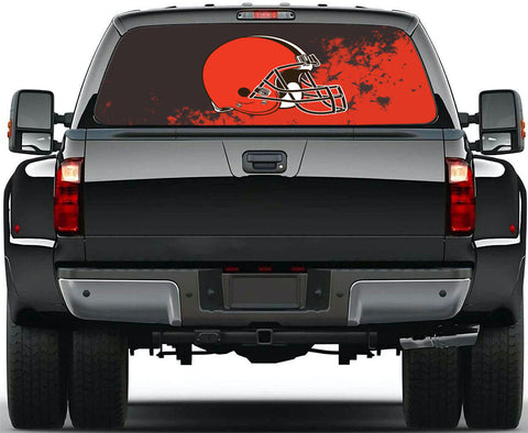 Cleveland Browns NFL Truck SUV Decals Paste Film Stickers Rear Window