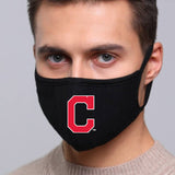 Cleveland Indians MLB Face Mask Cotton Guard Sheild 2pcs