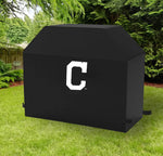 Cleveland Indians MLB BBQ Barbeque Outdoor Black Waterproof Cover