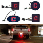 Cleveland Indians MLB Hitch Cover LED Brake Light for Trailer