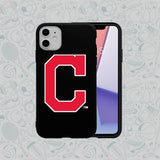 Phone Case Rubber Plastic MLB-Cleveland Indians Print