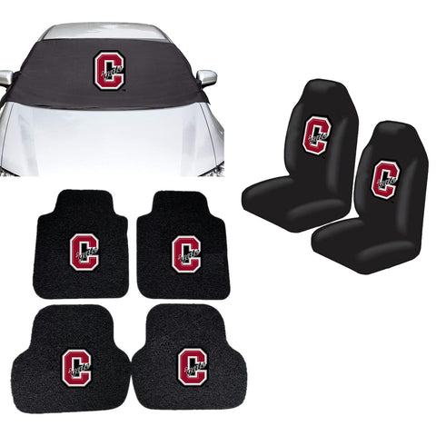 Colgate Raiders NCAA Car Front Windshield Cover Seat Cover Floor Mats