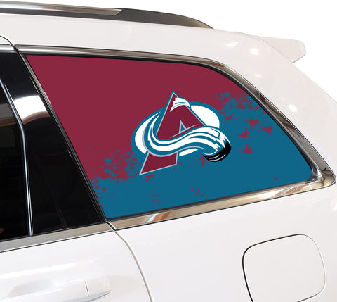 Colorado Avalanche NHL Rear Side Quarter Window Vinyl Decal Stickers Fits Jeep Grand