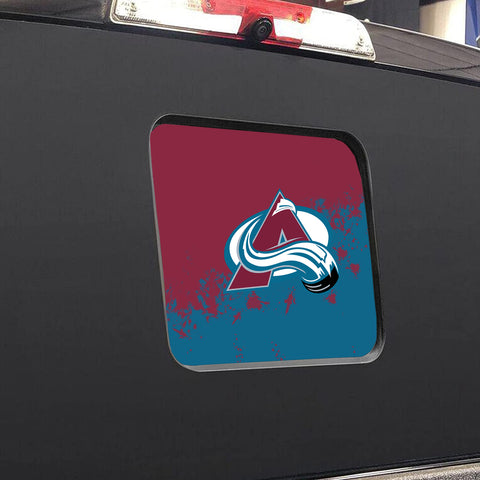 Colorado Avalanche NHL Rear Back Middle Window Vinyl Decal Stickers Fits Dodge Ram GMC Chevy Tacoma Ford