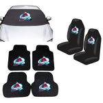 Colorado Avalanche NHL Car Front Windshield Cover Seat Cover Floor Mats