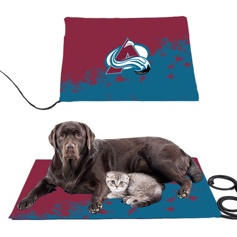 Colorado Avalanche NHL Pet Heating Pad Constant Heated Mat