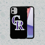 Phone Case Rubber Plastic MLB-Colorado RockiesPrint