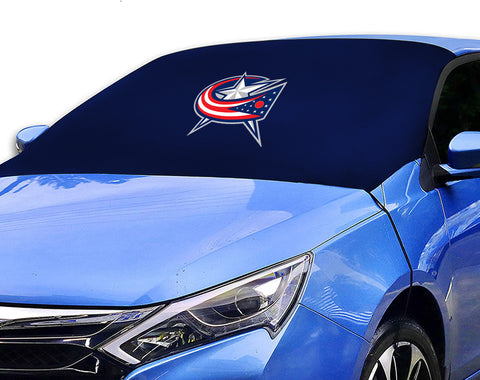 Columbus Blue Jackets NHL Car SUV Front Windshield Snow Cover Sunshade