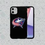 Phone Case Rubber Plastic NHL-Columbus Blue Jackets Print