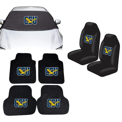 Coppin State Eagles NCAA Car Front Windshield Cover Seat Cover Floor Mats