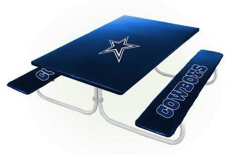 Dallas Cowboys NFL Picnic Table Bench Chair Set Outdoor Cover