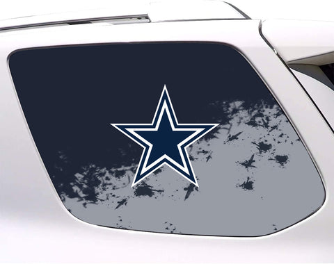 Dallas Cowboys NFL Rear Side Quarter Window Vinyl Decal Stickers Fits Toyota 4Runner