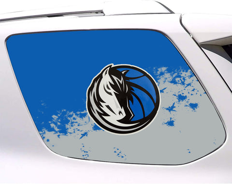 Dallas Mavericks NBA Rear Side Quarter Window Vinyl Decal Stickers Fits Toyota 4Runner