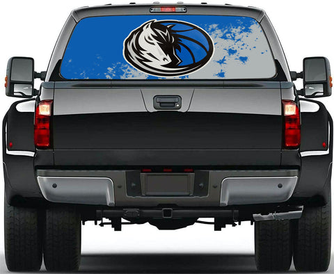 Dallas Mavericks NBA Truck SUV Decals Paste Film Stickers Rear Window