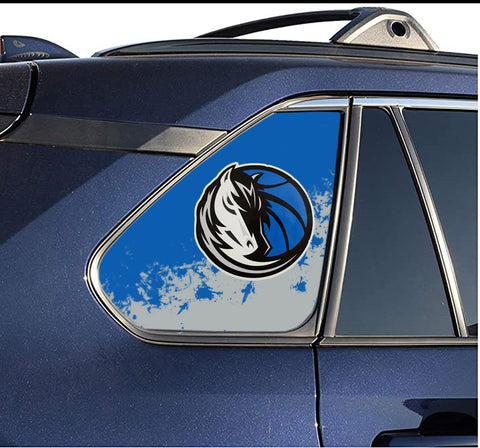 Dallas Mavericks NBA Rear Side Quarter Window Vinyl Decal Stickers Fits Toyota Rav4